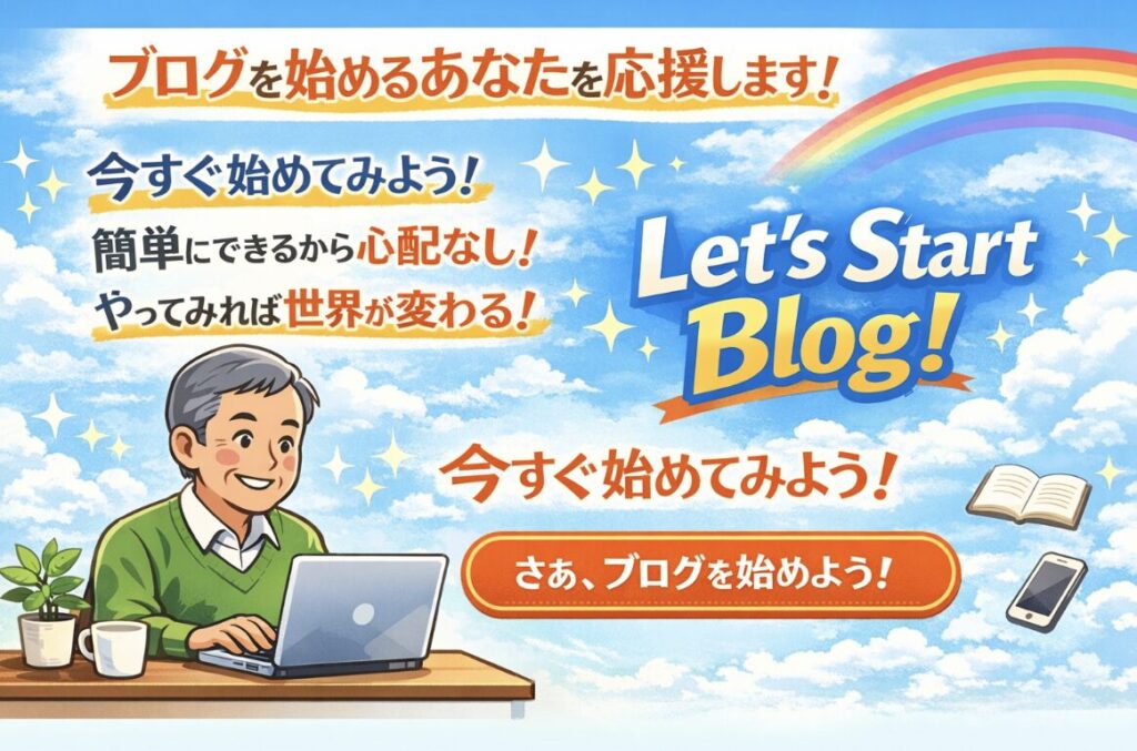 56歳でもできたWordPressブログの始め方｜初心者でもできるブログスタートガイド