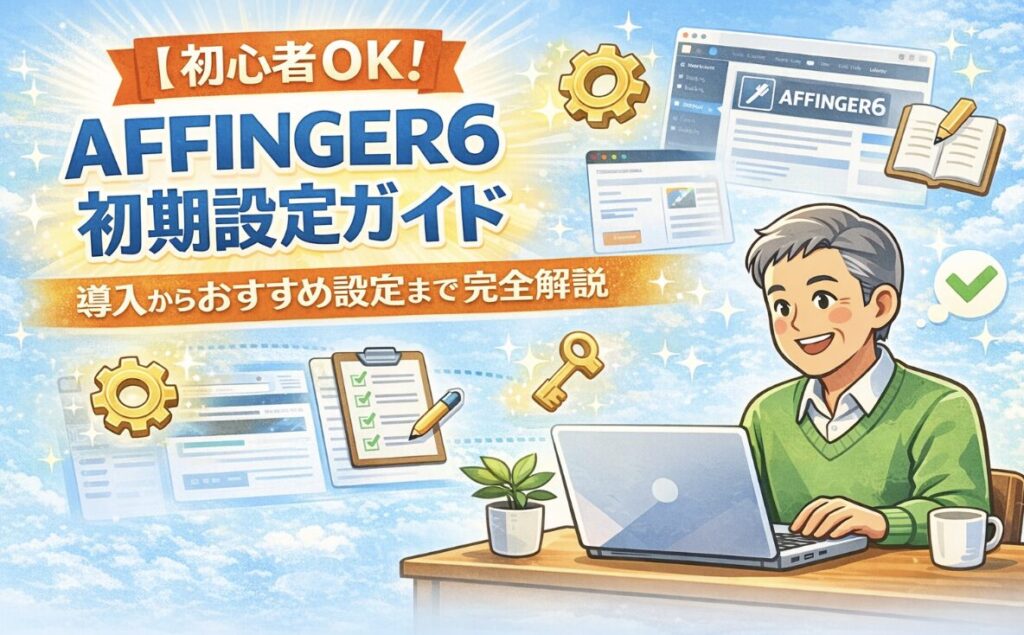 AFFINGER6初期設定ガイド｜初心者向けWordPressテーマAFFINGER6の導入とおすすめ設定を解説