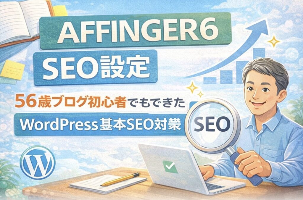 AFFINGER6 SEO設定のやり方を解説するWordPress初心者向けブログ記事