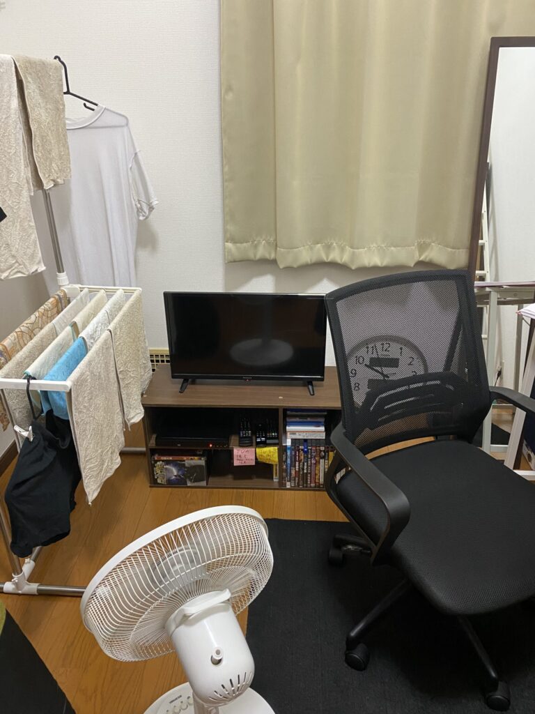 50代で副業や今後の働き方を考えていた実際の部屋の一部