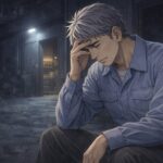 50代の派遣仕事の厳しさに悩む男性のイメージ